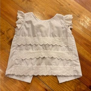 TBBC white lace shirt